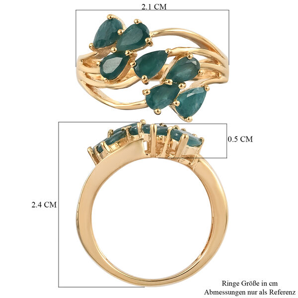 Grandidierit Ring 925 Silber vergoldet  ca. 1,48 ct image number 6