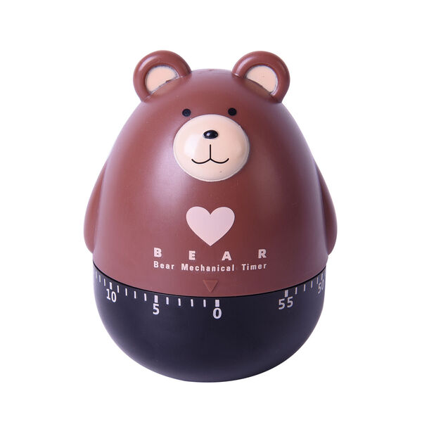 2er-Set B&auml;ren Timern, Wei&szlig; und Braun image number 2