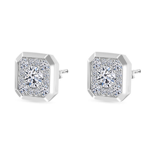 LUXURIANT DIAMOND- VS-EF Labor Diamant Ohrringe in 585 Weißgold- 1,75 ct. image number 3