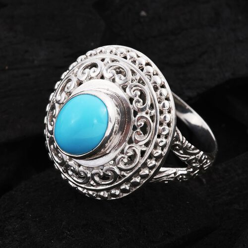 Royal Bali Collection- Sleeping Beauty Türkis-Ring - 2,70 ct. image number 1