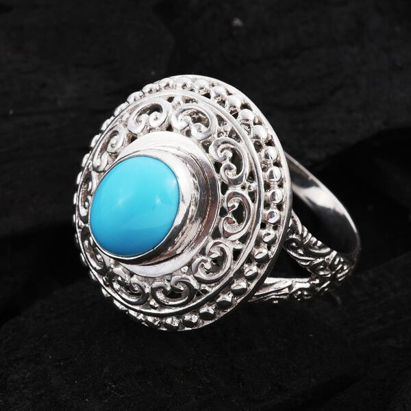 Royal Bali Collection- Sleeping Beauty Türkis-Ring - 2,70 ct. image number 1
