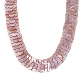 Rosa Perlmutt Kette ca. 40.50 cm Standard