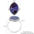 Royal Bali Kollektion - Abalone Muschel Ring 925 Silber image number 5