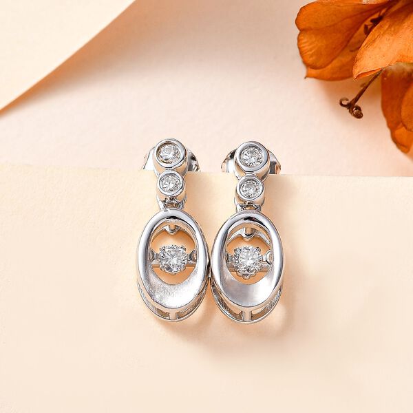 Moissanit Ohrringe - 0,38 ct. image number 2