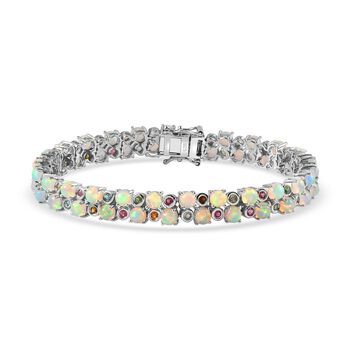 AA Nat&uuml;rliches, &auml;thiopisches Welo Opal und Multi-Turmalin-Armband