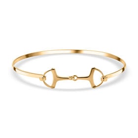 Trensen-Armband in Silber mit Gelbgold Vermeil