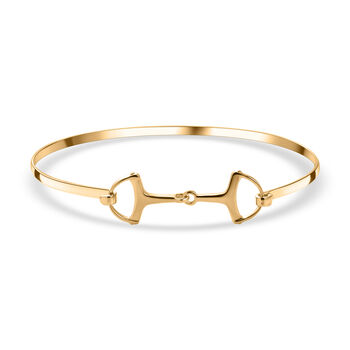 Trensen-Armband in Silber mit Gelbgold Vermeil