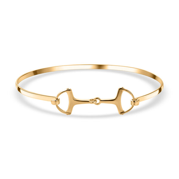 Trensen-Armband in Silber mit Gelbgold Vermeil