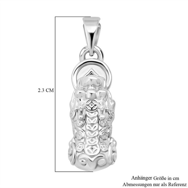 Pixiu Anhänger in 999 Platin, 1,50 Gramm image number 5