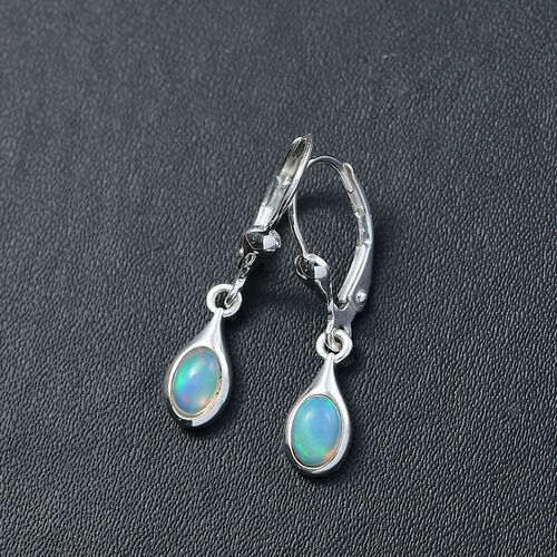 AA natürliche, äthiopische Welo Opal Ohrringe - 0,63 ct. image number 1