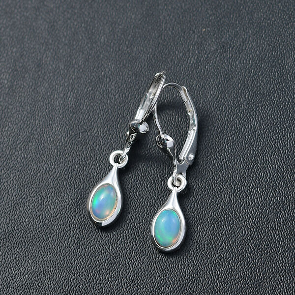 AA natürliche, äthiopische Welo Opal Ohrringe - 0,63 ct. image number 1