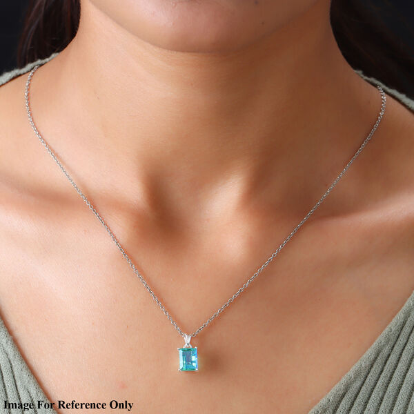 Pfau Triplett Quarz-Anh&auml;nger, 925 Silber ca. 2,76 ct image number 2