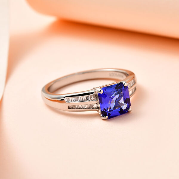 RHAPSODY AAAA Tansanit und VS2 EF Diamant Ring- 1,99 ct. image number 2