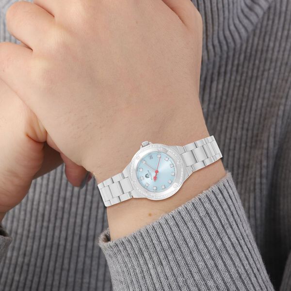 William Hunt - Moissanit-Akzent-Uhr mit japanischem Miyota-Uhrwerk - 0,20 ct. image number 3