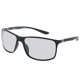 Sonnenbrille mit photocromatischen Gl&auml;sern, mattes schwarz