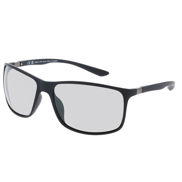 Sonnenbrille mit photocromatischen Gl&auml;sern, mattes schwarz image number 1