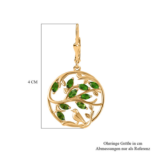 Natürliche Chromdiopsid-Ohrringe - 1,87 ct. image number 6