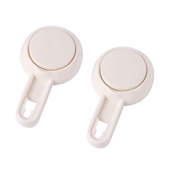 Handtuchhalter mit Drucktastensperren, Wei&szlig; image number 6