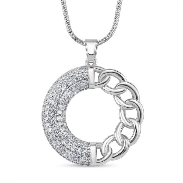 Weißer Zirkonia Schmuckset Nickelfreies Messing 0.30 ct image number 0