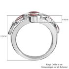 Natürlicher Mosambik Granat Ring Edelstahl (Größe 20.00) ca. 5.43 ct image number 6