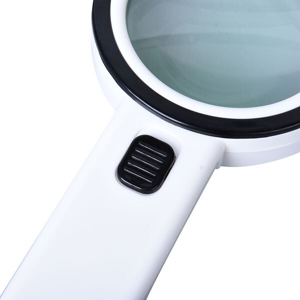 30x Handlupe mit 12 LED Beleuchtungsmodi, 2xAA Batterien (nicht inkl.), Größe 20,5x10,6x2,7 cm image number 6