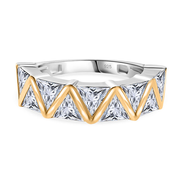 D&rsquo;Joy zweifarbiger Moissanit Ring - 2,64 ct. image number 0