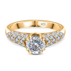 Moissanit Ring - 1,22 ct.