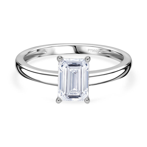 LUXURIANT DIAMOND- IGI zertifizierter VS Labor Diamant Ring und Anh&auml;nger in 950 Platin image number 1