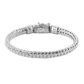 Royal Bali Kollektion - Tulang Naga Armband in 925 Silber