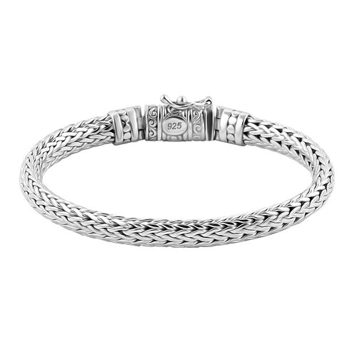 Royal Bali Kollektion - Tulang Naga Armband in 925 Silber image number 0