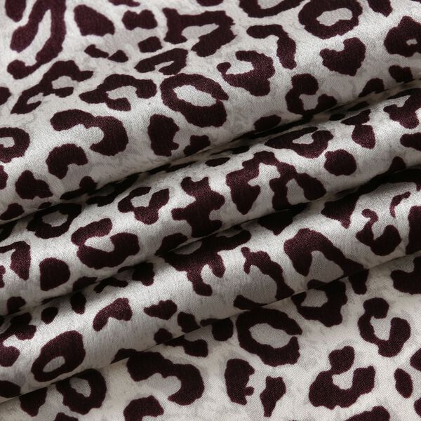 LA MAREY – Satinschal aus Maulbeerseide, Leopardmuster image number 6