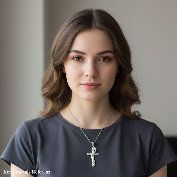 Royal Bali Kollektion- Anh&auml;nger und Ohrringe in 925 Silber image number 8