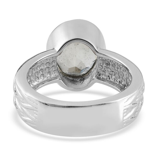 Prasiolith-Ring, reiner Edelstahl  ca. 2,47 ct image number 6