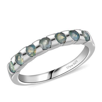 D joy Alexandrit Ring 925 Silber rhodiniert (Gr&ouml;&szlig;e 17.00) ca. 0.67 ct