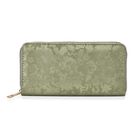 Brieftasche mit Renaissance-Prägung, RFID-Schutz, Münzfach und 8 Kartenfächern, 20 x 10 x 3 cm, Grün