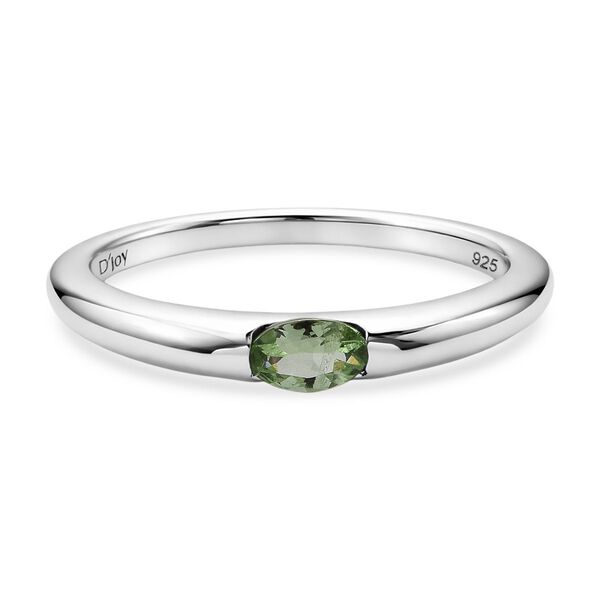 D'Joy AAA Tsavorite Granat Ring 925 Silber rhodiniert (Gr&ouml;&szlig;e 18.00) ca. 0,24 ct