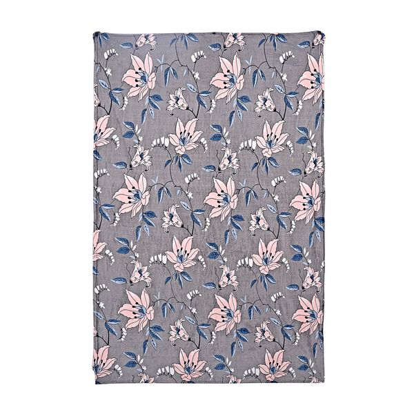 Ultraweiche bedruckte 155gsm Flanell Kuscheldecke, 200x150cm, Grau-Rosa image number 6