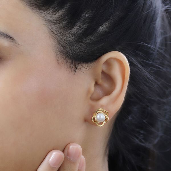 Süßwasserperlen Ohrringe - 3,16 ct. image number 3