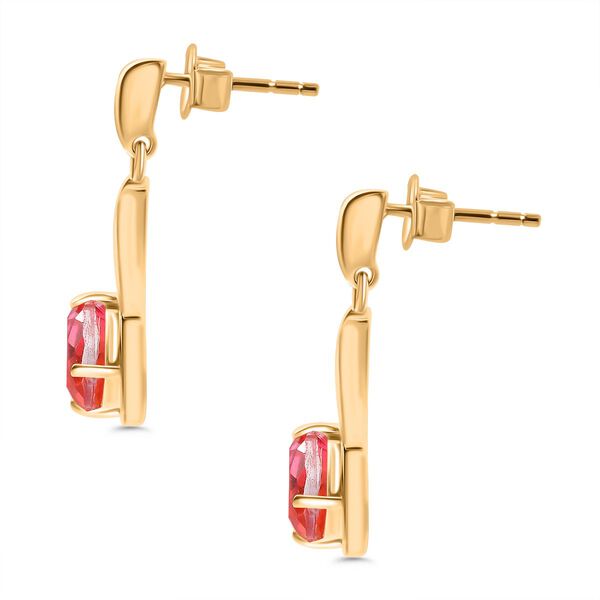 Sunset Triplett Quarz Ohrringe, ca. 2,87 ct. image number 5