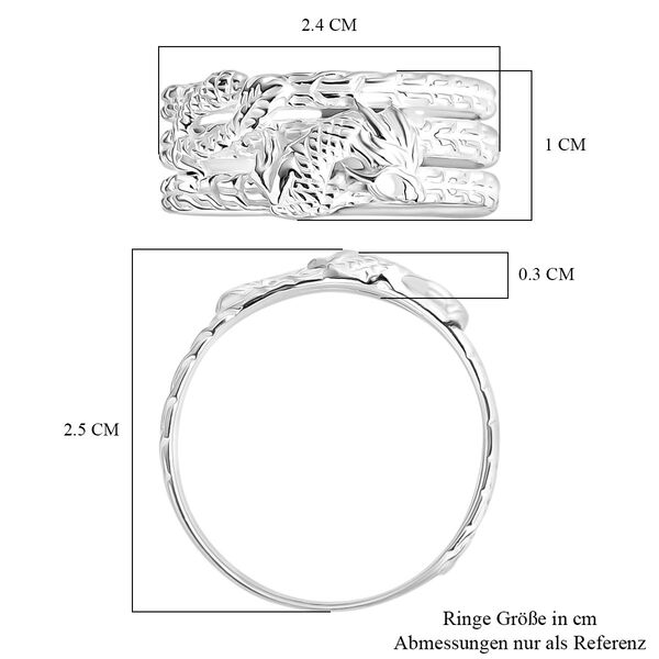 D'Joy 925 Silber Ring (Gr&ouml;&szlig;e 19.00) ca. 5,72g image number 5