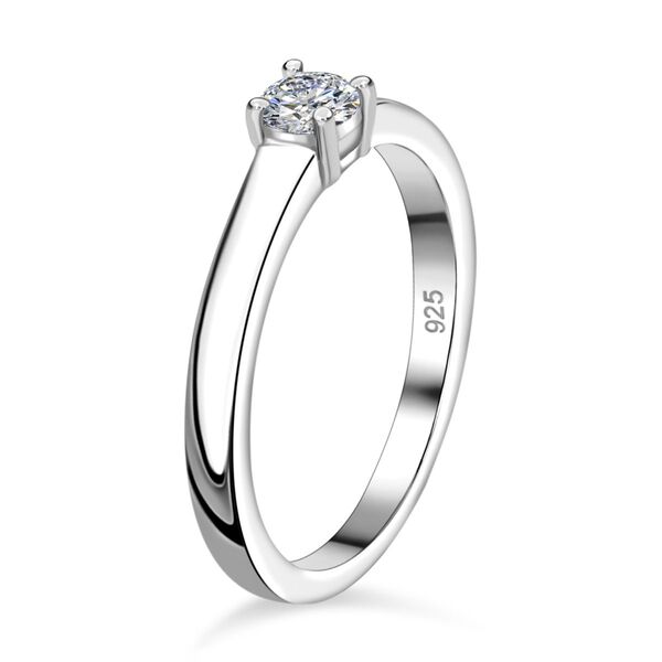 LUXURIANT VS Labor Diamant Ring, 925 Silber rhodiniert - 0,25 ct. image number 5