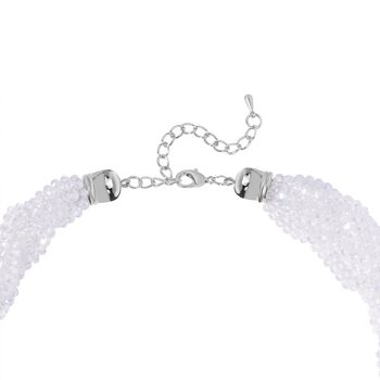 Geflochtene Glasperlen-Halskette