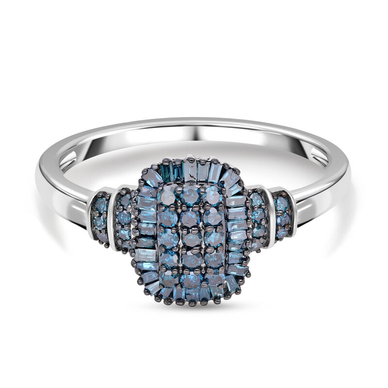 Blauer Diamant-Ring - 0,50 ct. image number 0
