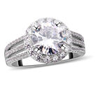 Lustro Stella - Weißer Zirkonia-Ring, 925 Silber rhodiniert (Größe 16.00) ca. 1,52 ct