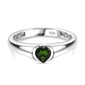 Natürlicher Chromdiopsid-Ring - 0,54 ct.