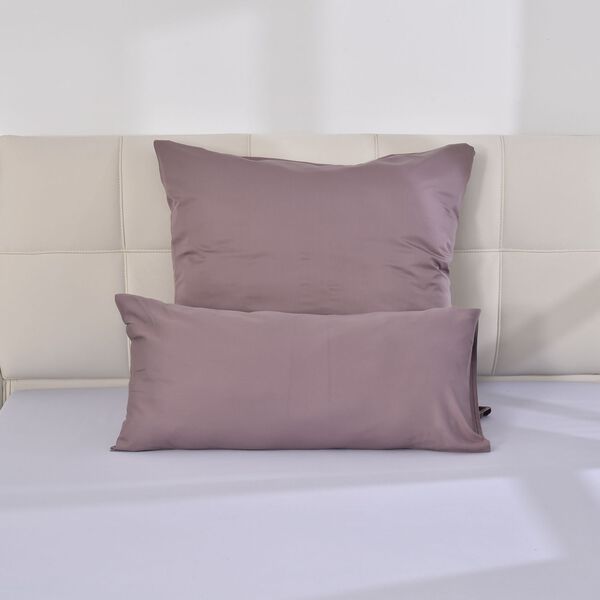 Serenity Night - 100% Bambus-Steppdecke mit Bambusfüllung und 2er-Set Bambus-Kissenbezüge Mauve image number 11