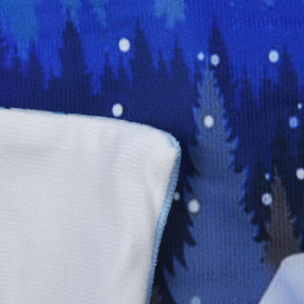 WeihnachtsKissen mit F&uuml;llung und LED licht, Gr&ouml;&szlig;e 45x45 cm, Weinachtsmond image number 6