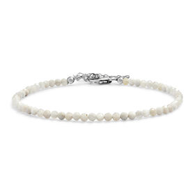 D'Joy weißes Mondstein 19+5cm Armband - 12 ct.