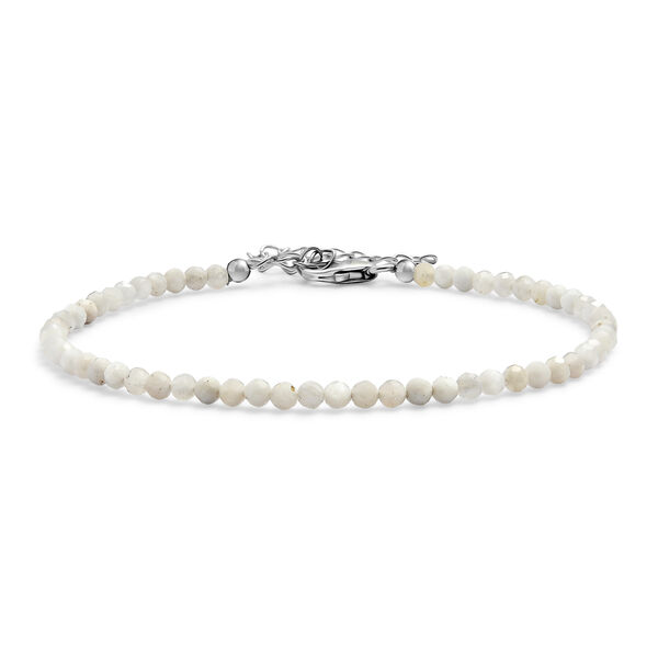 D'Joy wei&szlig;es Mondstein 19+5cm Armband - 12 ct.