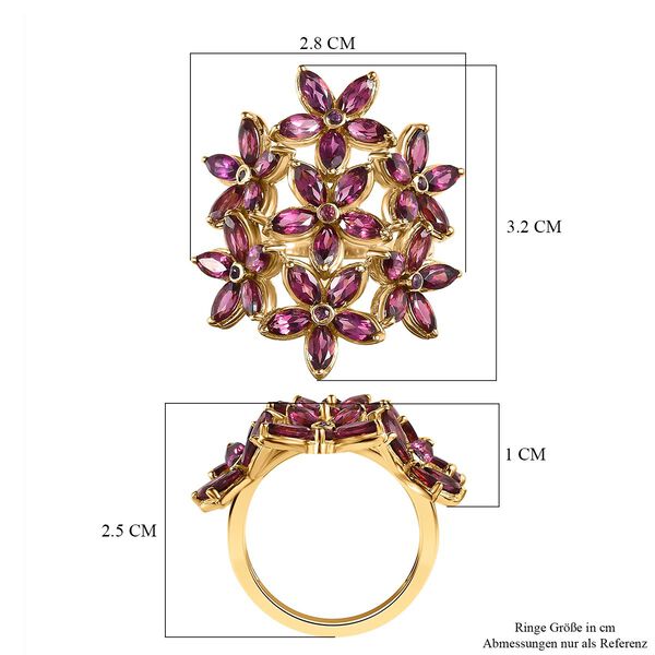 GP Italian Garden Kollektion - Rhodolith Granat und blauer Saphir-Ring- 6,39 ct. image number 7